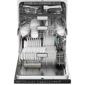 24 in. Top Built-In Tall Tub Dishwasher in Stainless Steel with 6 Cycles 45dBA