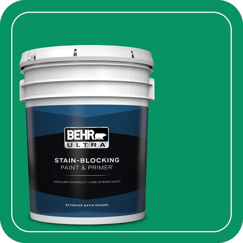 5 gal. #470B-6 Emerald Lake Satin Enamel Exterior Paint & Primer price history on PriceWatchPro