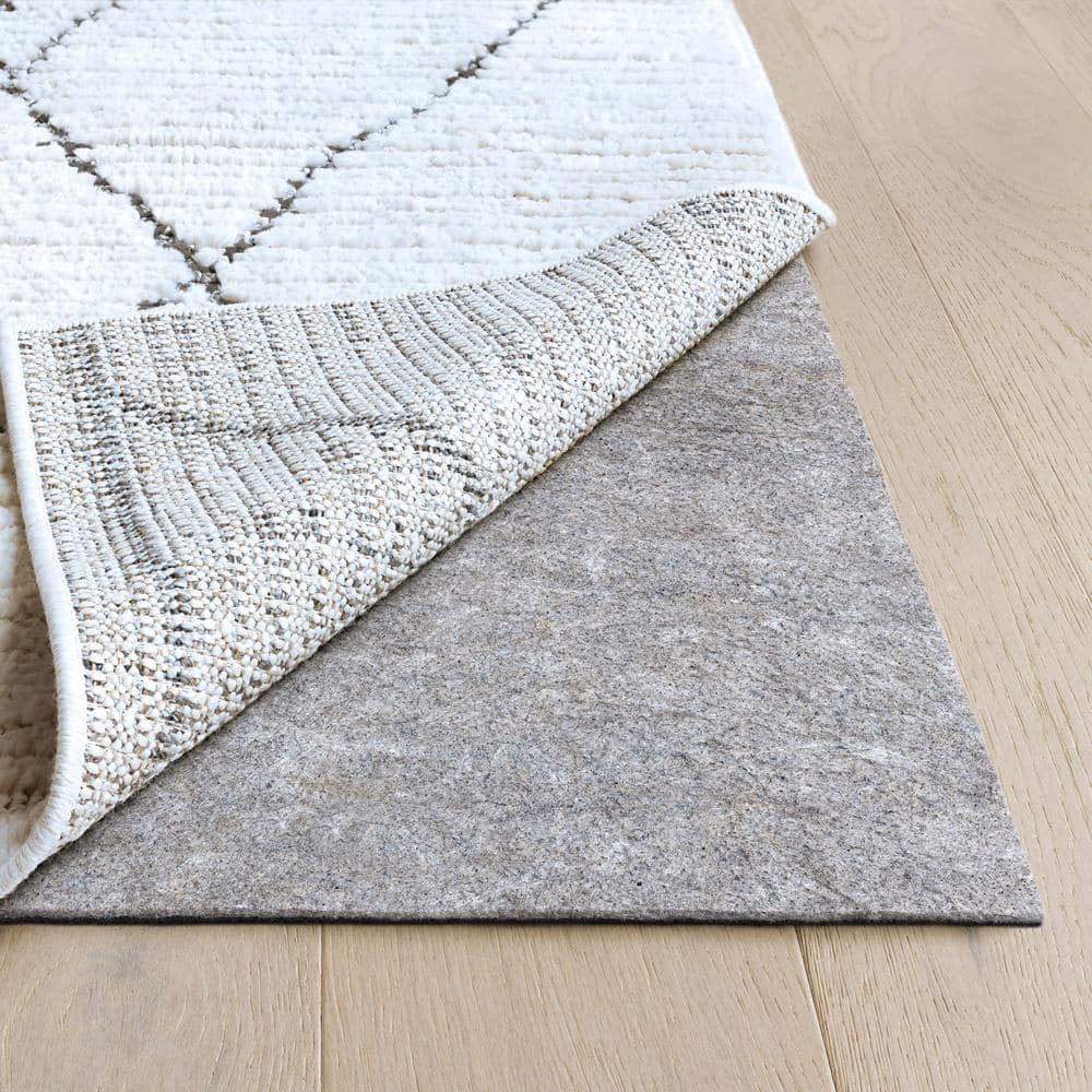 RugPadUSA - Eco-Plush - 10' Square - 1/4 Thick - 100% Felt - Premium Cushioned Rug Pad - Available in 3 Thicknesses, Many Custom Sizes