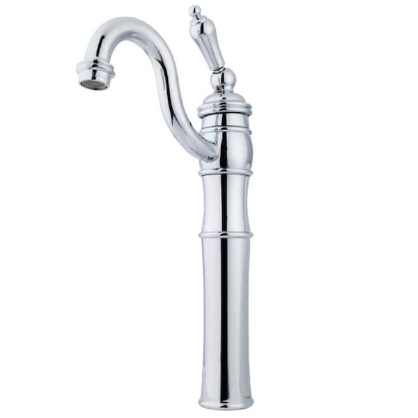 Kingston Brass Victorian Single Hole Single-Handle Bathroom Faucet in Chrome