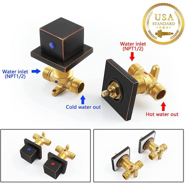 Unbranded Commercial Brass Bathroom Sink Faucet - 16GS-34902