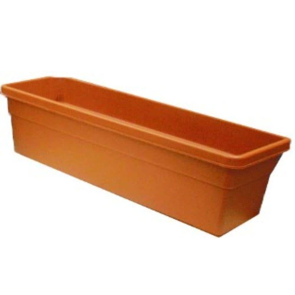 ATT SOUTHERN 8 in. x 30 in. Plastic Window Box 2721 - The Home Depot