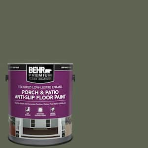 1 gal. #N390-7 Cypress Vine Textured Low-Lustre Enamel Interior/Exterior Porch and Patio Anti-Slip Floor Paint