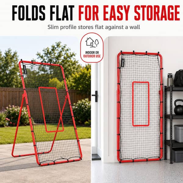 bounce / パネル７枚セット ZEALFEEL Volleyball Rebounder 4 x 7 ft. , 6-Angle Adjustable