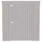 Elite 6 ft. W x 4 ft. D Cool Grey Metal Premium Vented Corrosion Resistant Steel Storage Shed 21 sq. ft.