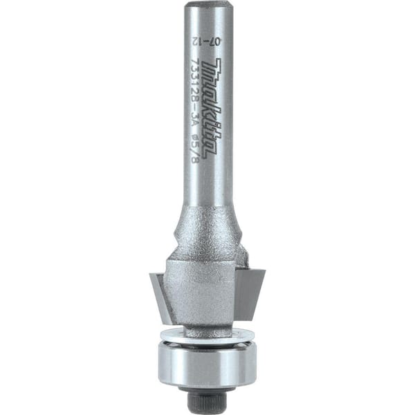 Makita Trim Solid Carbide Router Bit 15 Degree Bevel with 1/4 in. Shank