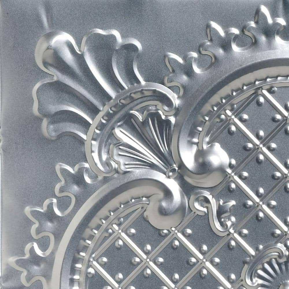 Take Home Sample - Majestic Lacquered Steel 1 ft. x 1 ft. Decorative Tin Style Lay-in Ceiling Tile (1 sq. ft./case) price history on PriceWatchPro