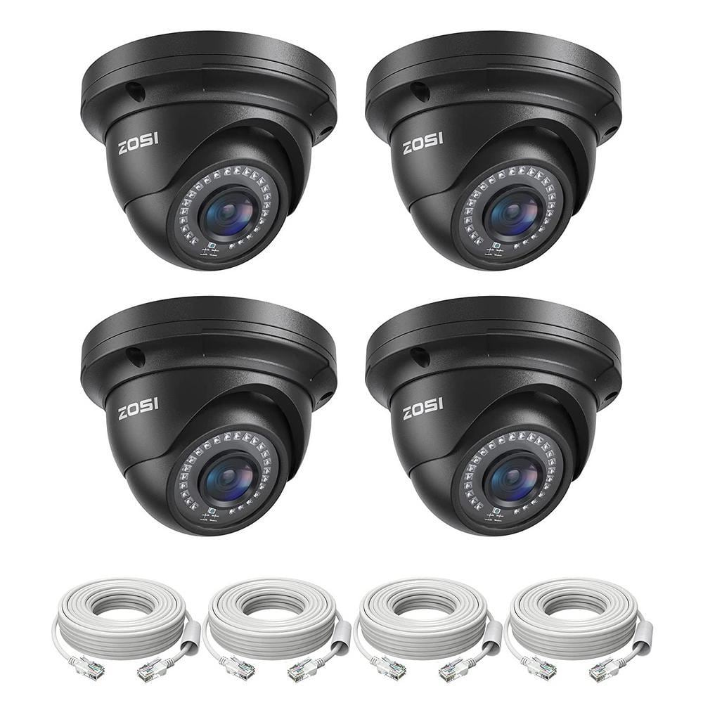 ZOSI ZM4295E 5MP Wired PoE Add-On IP Security Camera, 80 ft. Night
