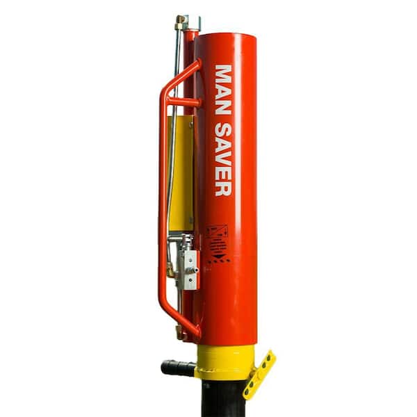 95-R Man Saver 3-1/2 in. Max OD Air Powered Fence Post Driver, Orange Steel