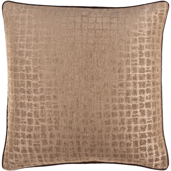 Bilzen Light Beige Modern 18 in. x 18 in. Pillow Cover