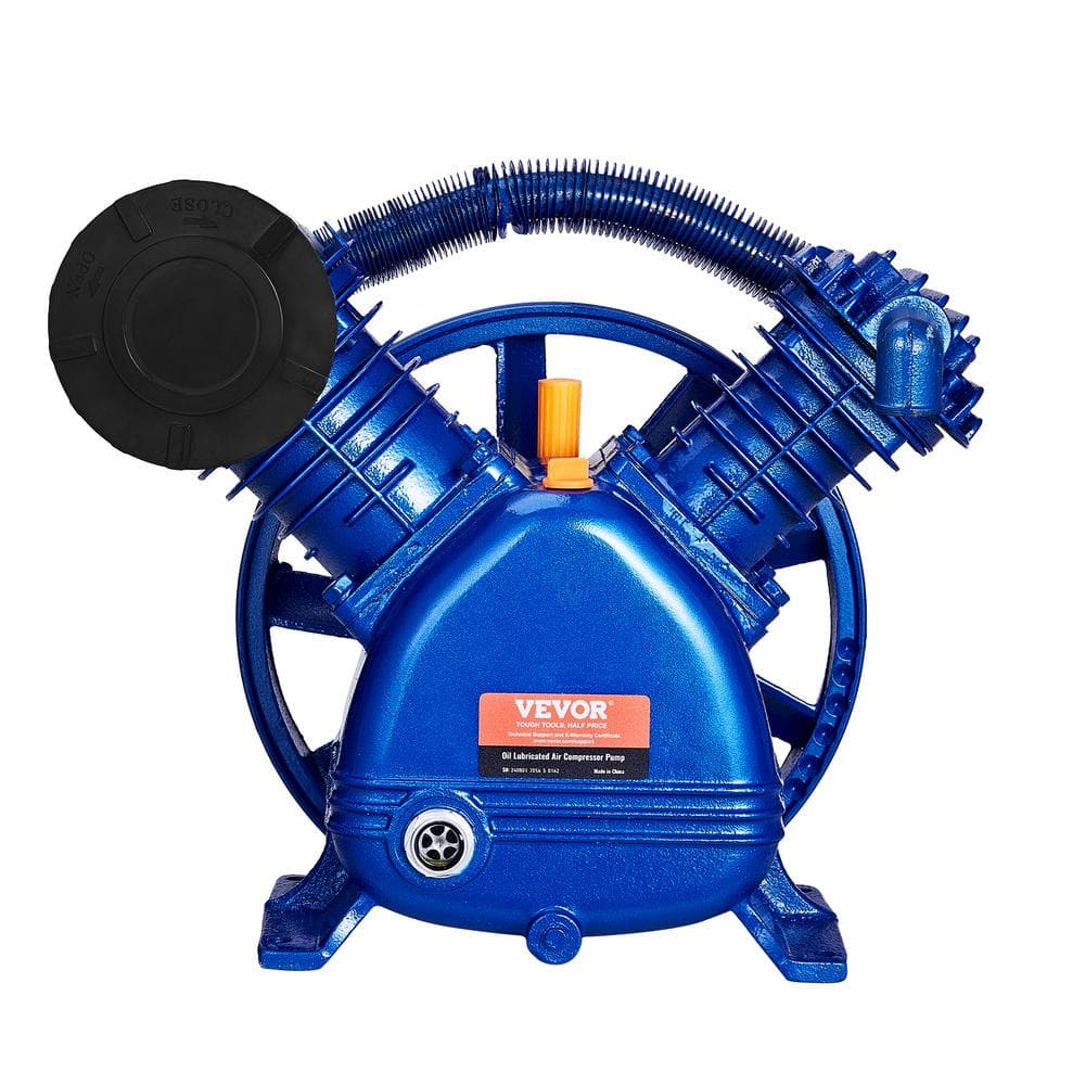 Air Compressor Pump Head, 5.5HP 5.75 CFM @ 90 psi Twin Cylinder Oil Lubricated Air Compressor Piston Pump Head price history on PriceWatchPro