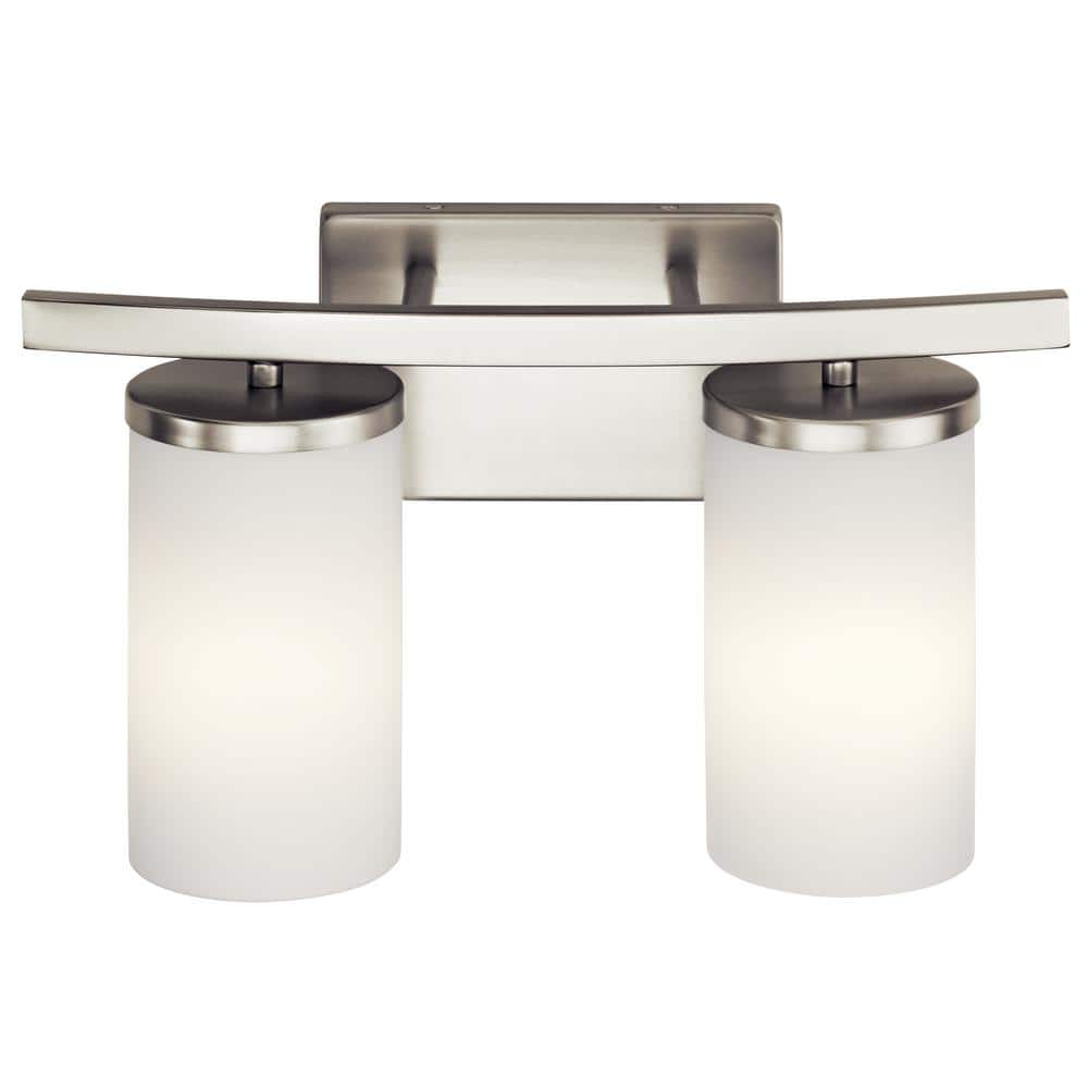 15" Black Nickel Cylinder Wall Vanity Light