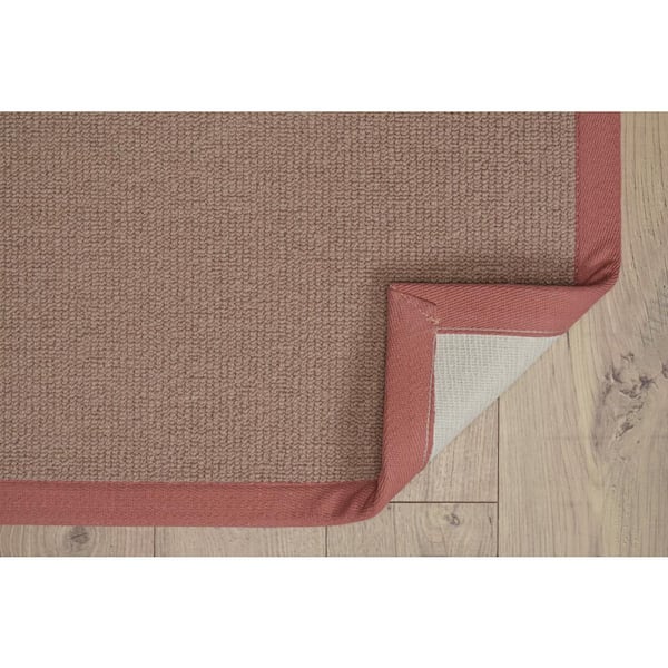 Athena Cork and Burnt Orange 2 ft. x 3 ft. Area Rug