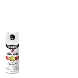 12 oz. Custom Spray 5-in-1 Flat White Spray Paint (Case of 6)