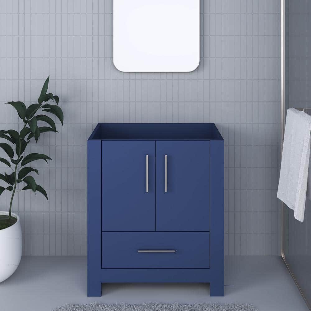 Boston 30 in. W x 20 in. D x 34 in. H Bath Vanity Cabinet without Top in Navy price history on PriceWatchPro