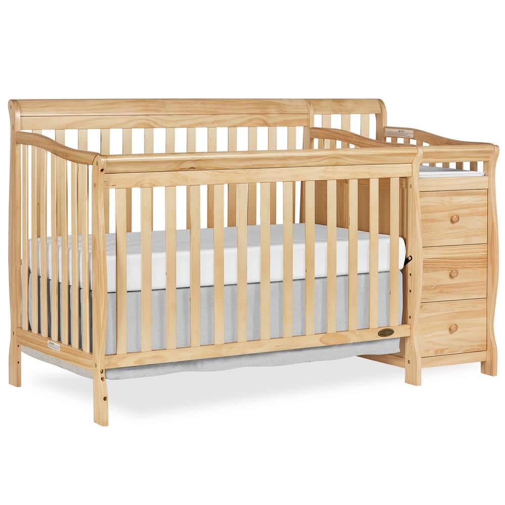 Brody Natural 5-in-1 Convertible Crib with Changer -  Dream On Me, 620-N