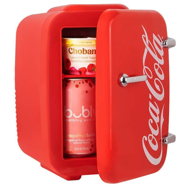 tatsugonia様　冷蔵庫　レトロ　Coca-Cola　昭和 COOLULI Coca-Cola Vintage Chic 0.14 cu. ft. Retro Mini Fridge in