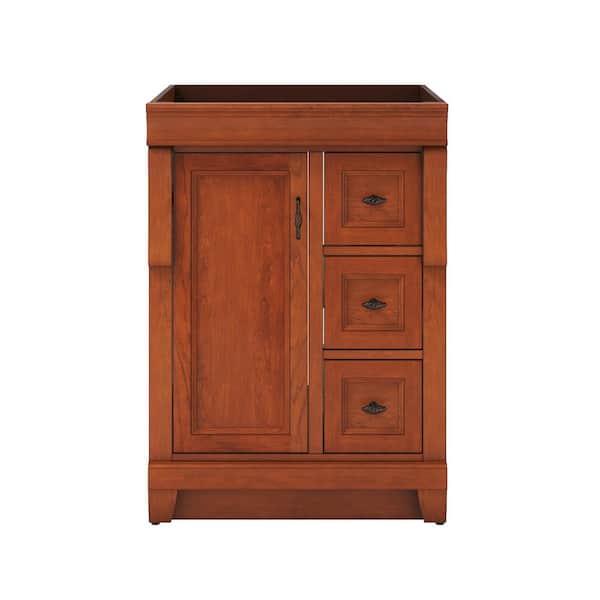 Naples 24 in. W x 21.63 in. D x 34 in. H Bath Vanity Cabinet without Top in Warm Cinnamon