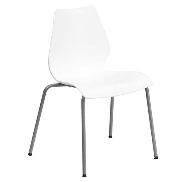 Plastic Stackable Chair in Brown