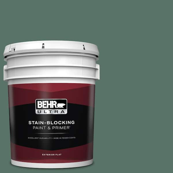 BEHR ULTRA 5 gal. #470F-6 Hilltop Flat Exterior Paint & Primer