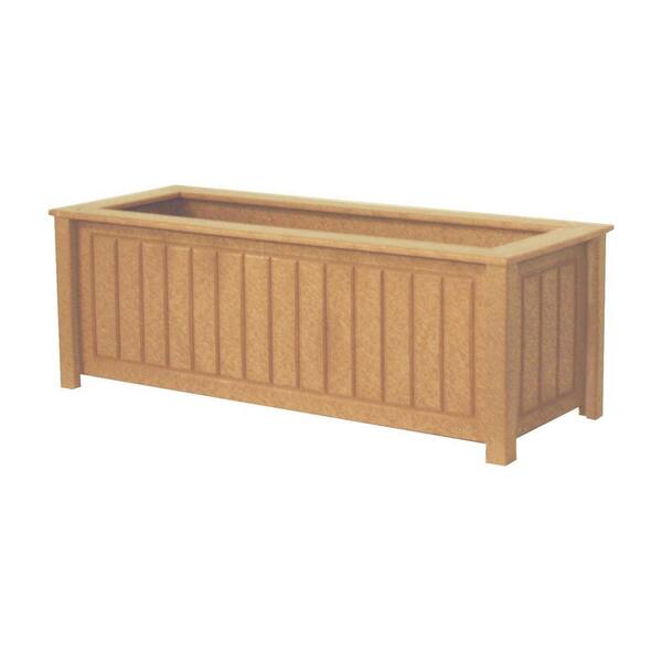 Eagle One North Hampton 34 in. x 12 in. Cedar Recycled Plastic Commercial Grade Planter Box