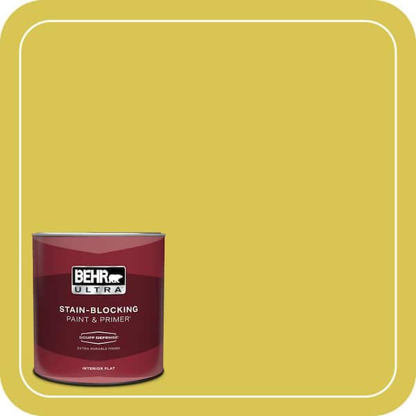 BEHR ULTRA 1 qt. Home Decorators Collection #HDC-SM16-10 Pepperoncini Extra Durable Flat Interior Paint & Primer