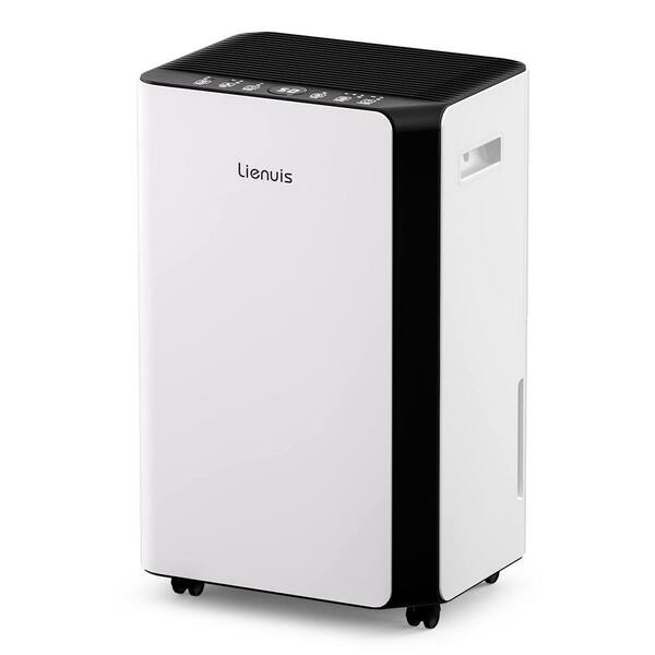 45 Pt. 3500 sq.ft. Bucketless Home Dehumidifier in White