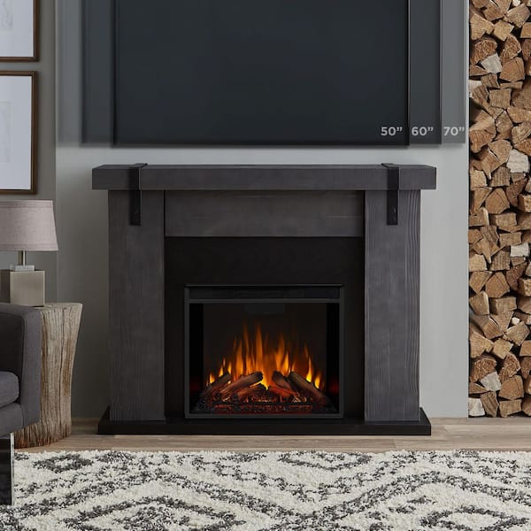 Real Flame Aspen 49 in. Freestanding Electric Fireplace TV Stand