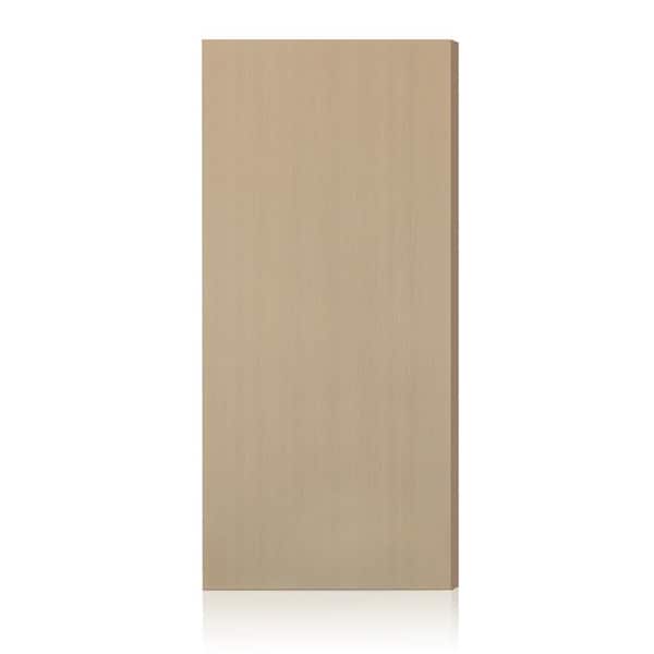 40 in. x 80 in. Oak Texture Flush Hollow Core Composite Interior Door Slab