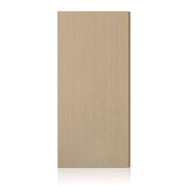 24 in. x 88 in. Oak Texture Flush Hollow Core Composite Interior Door Slab