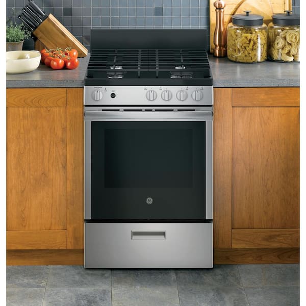 GE Profile Stainless Steel Countertop Stove