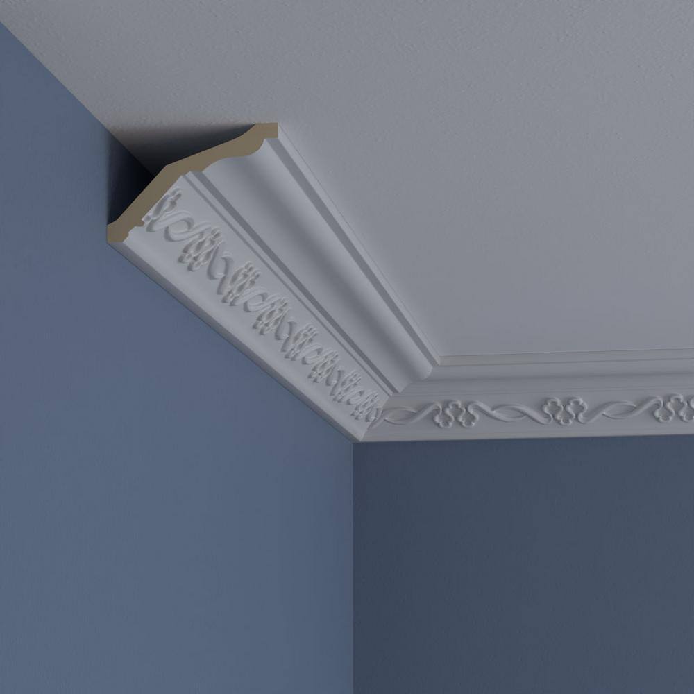 Primed White Polyurethane Decorative Crown Moulding