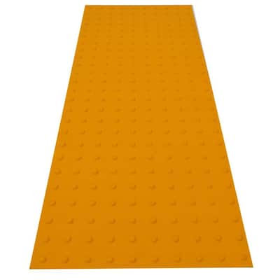 RampUp 24 in. x 5 ft. Federal Yellow ADA Warning Detectable Tile