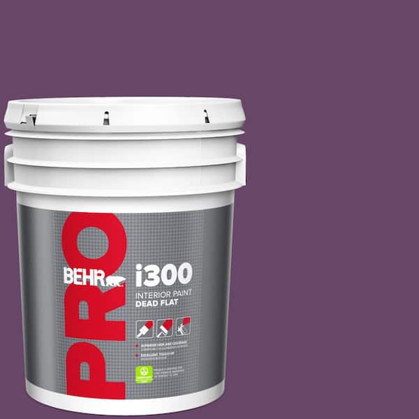 BEHR PRO 5 gal. #P100-7 Sultana Dead Flat Interior Paint