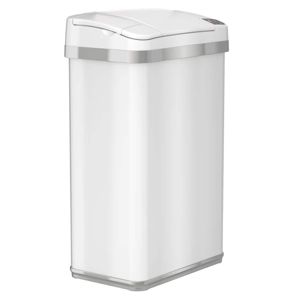 4 Gal. / 16 Liter White Household Metal Trash Can with Sensor Lid and Odor Filter price history on PriceWatchPro