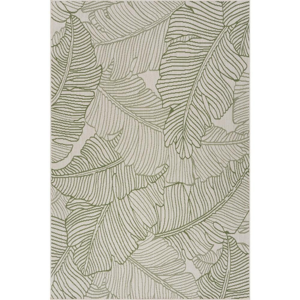 Avessira Tropical Green 5 ft. x 8 ft. Outdoor Area Rug price history on PriceWatchPro