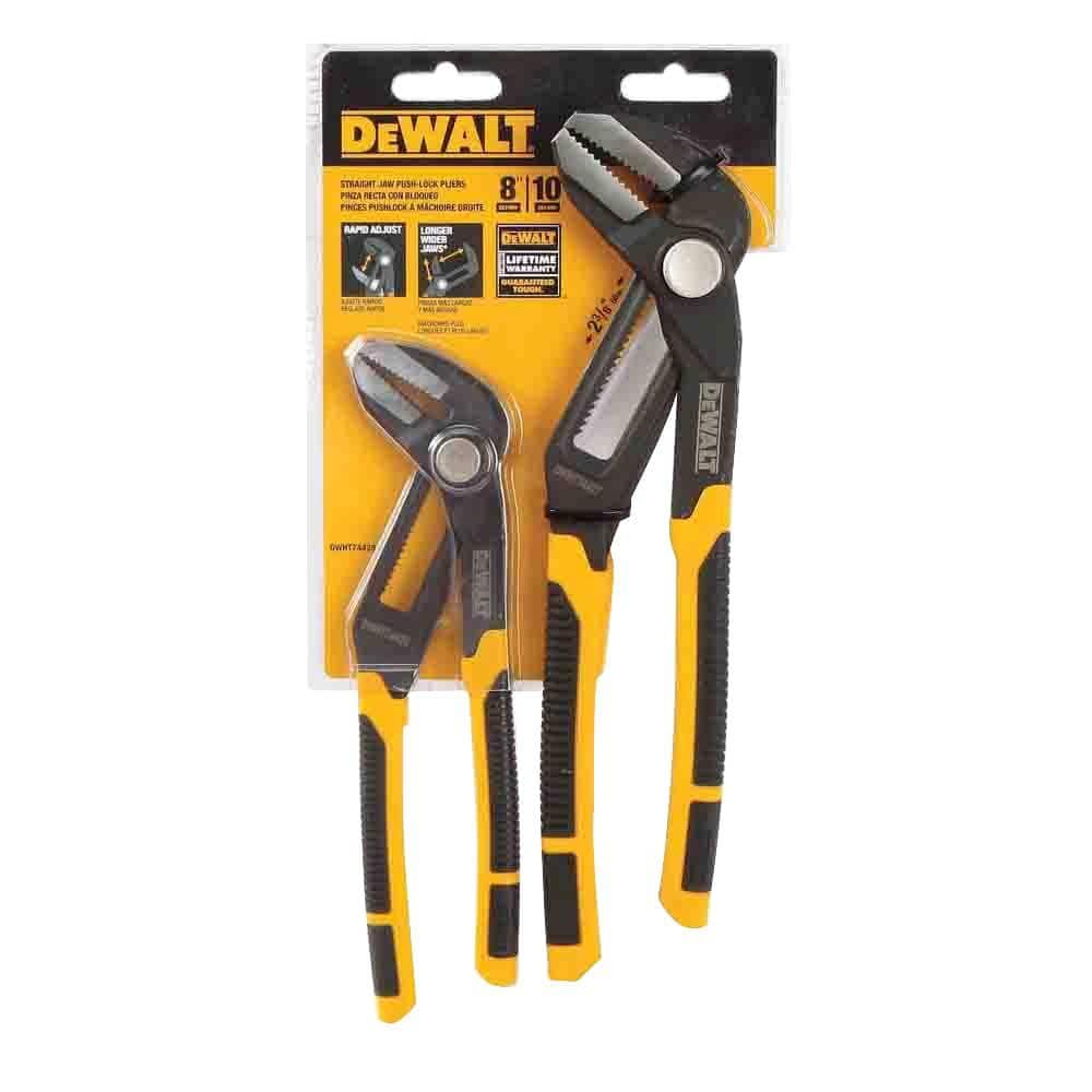 DEWALT Push Lock Pliers (2-Piece) DWHT74428 - The Home Depot