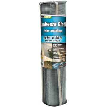 YARDGARD 1/4 in. Mesh x 2 ft. x 50 ft. 23-Gauge Galvanized Steel Hardware Cloth 308247B
