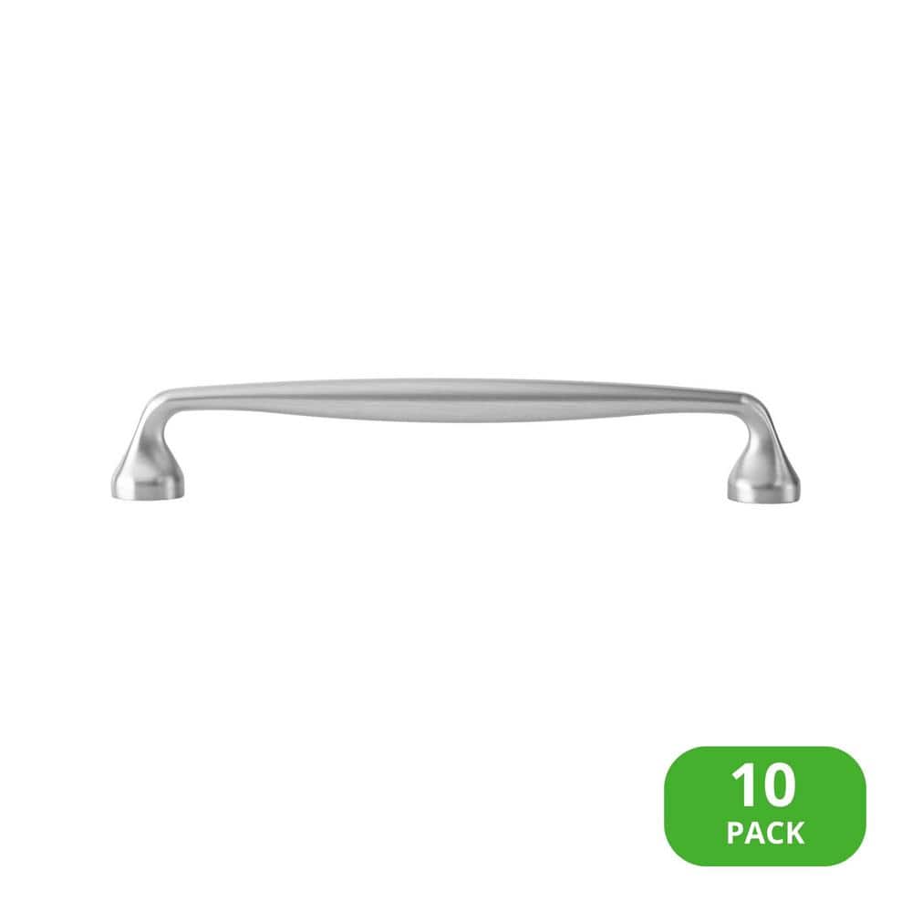 Brushed Nickel 7.8" Modern Traditional Bar Pull