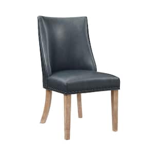 Alessio Navy PU Dining Chair
