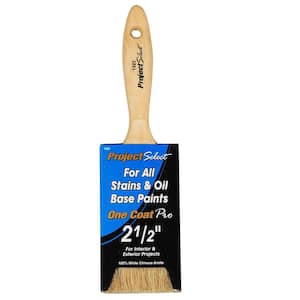 2.5 in. Finest White Chinese Bristle Paint Brush