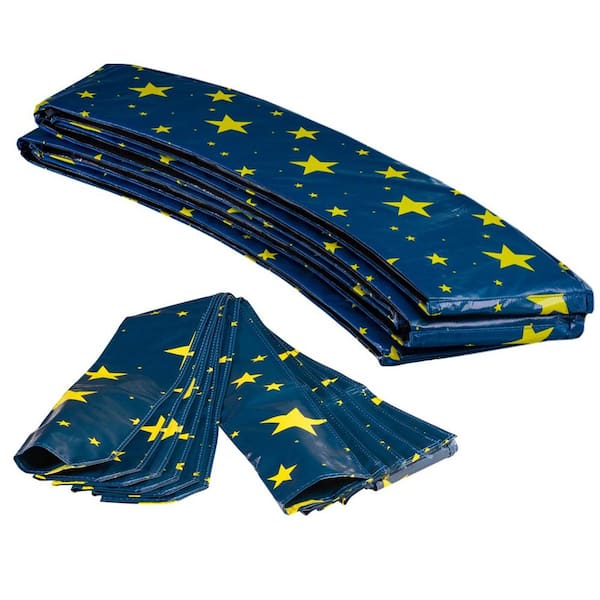 Upper Bounce Machrus Upper Bounce Trampoline Appearance Replacement Set, 16 ft. Round Safety Pad with 12 pole Sleeve Protectors