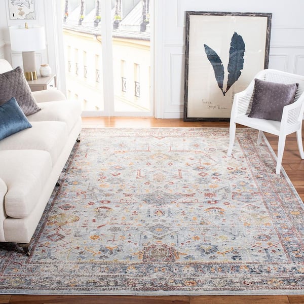 アクセサリー Russet Burbank Burger Rug (light blue) Cyrus Neutral & Blue Tufted Rug | Ruggable