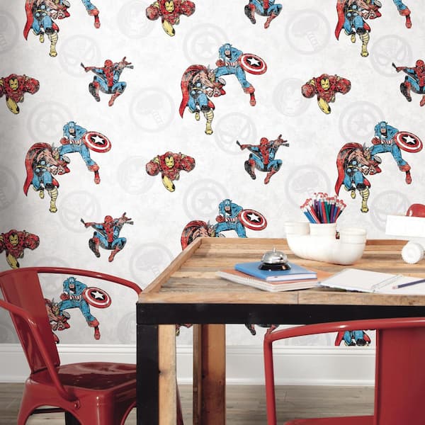 Avengers Classic Peel and Stick Wallpaper (Covers 28.29 sq. ft.)
