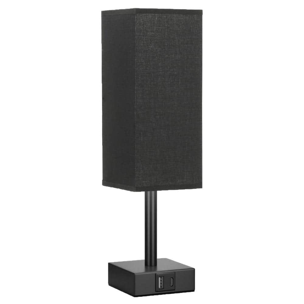 Upgraded 14.7 in. Black Dimmable Integrated LED Task and Reading Lamp with 