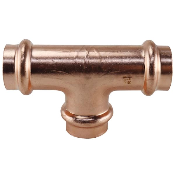 PRESSFAST 3/4 in. x 3/4 in. x 3/4 in. Copper Press x Press x Press Tee Fitting