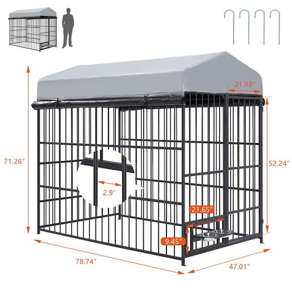 Pet kennel best sale run enclosure