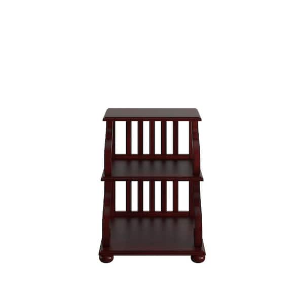 HomeSullivan Kelsey Rich Berry Tiered Accent Table