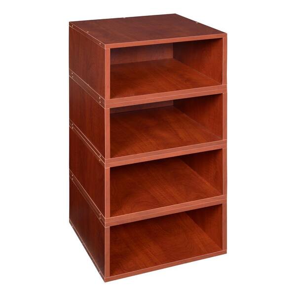 Regency 13 in. H x 26 in. W x 13 in. D Cherry Wood 4Cube Organizer