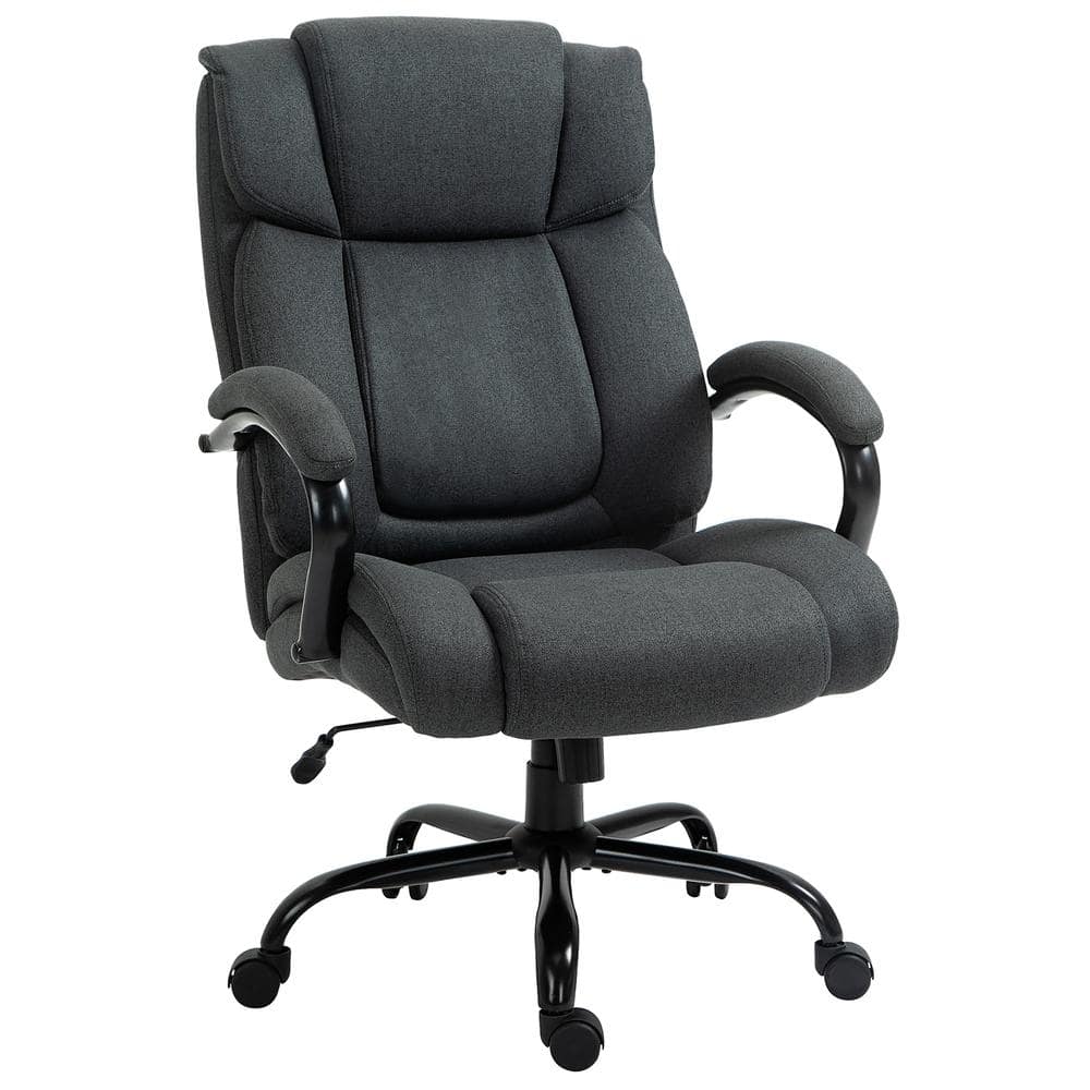Office chair FLEET, w/o armrests, charcoal